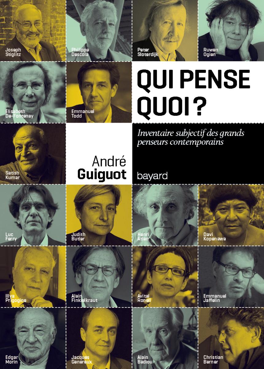 Couverture de « QUI PENSE QUOI ? inventaire subjectif des grands penseurs contemporains »
