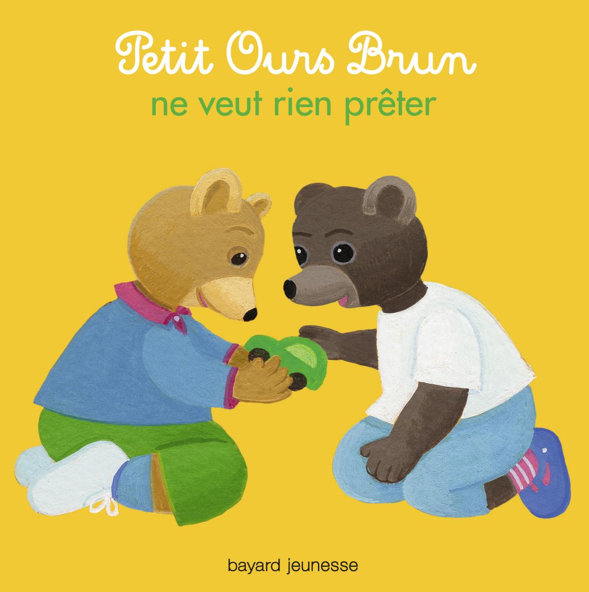 Couverture de « PETIT OURS BRUN NE VEUT RIEN PRETER »