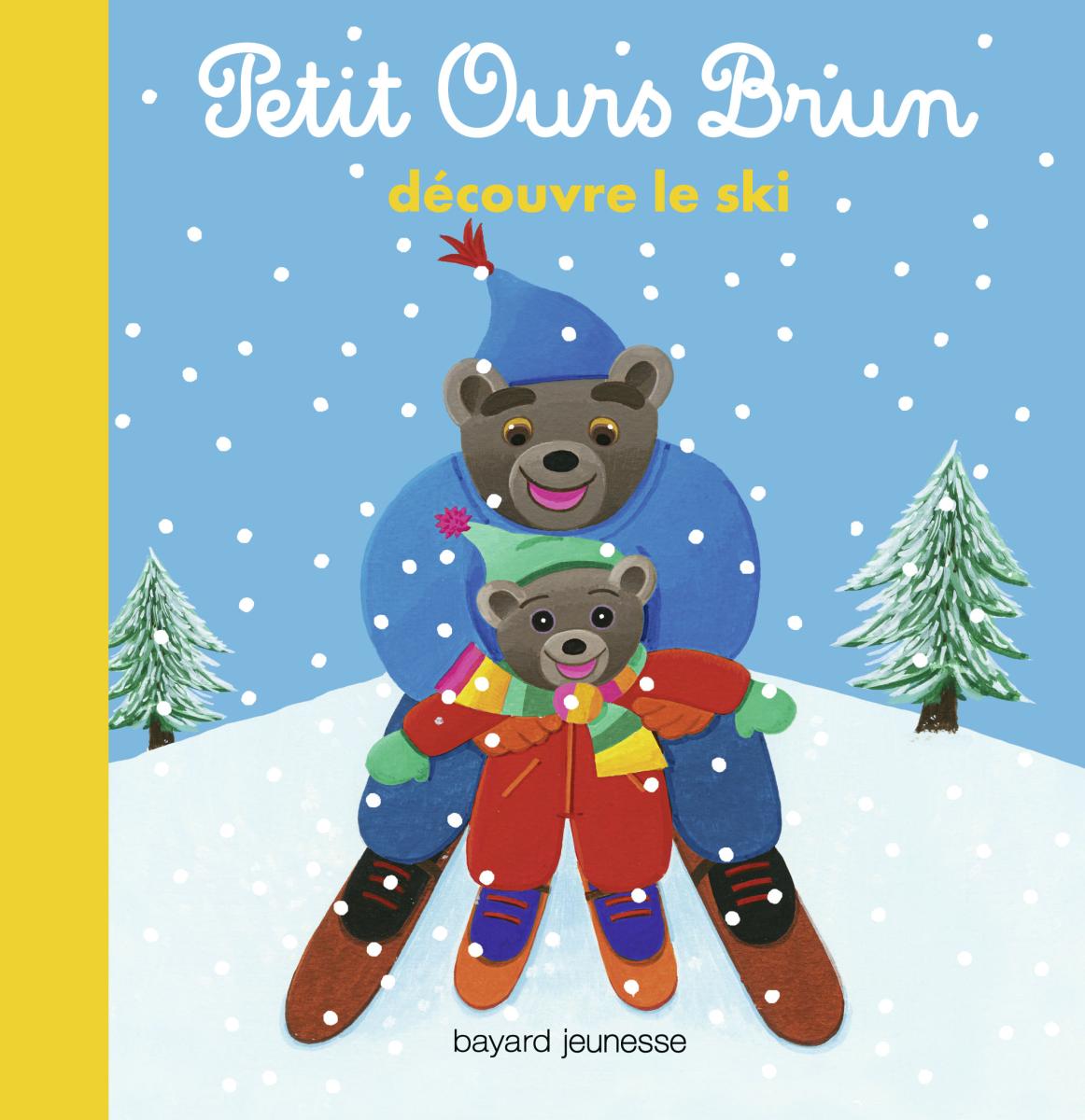 Couverture de « Petit Ours Brun découvre le ski »