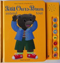 Couverture « PETIT OURS BRUN ENTEND TOUT »
