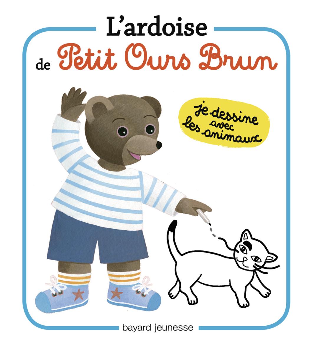 Couverture de « Les ardoises de Petit Ours Brun Les animaux »