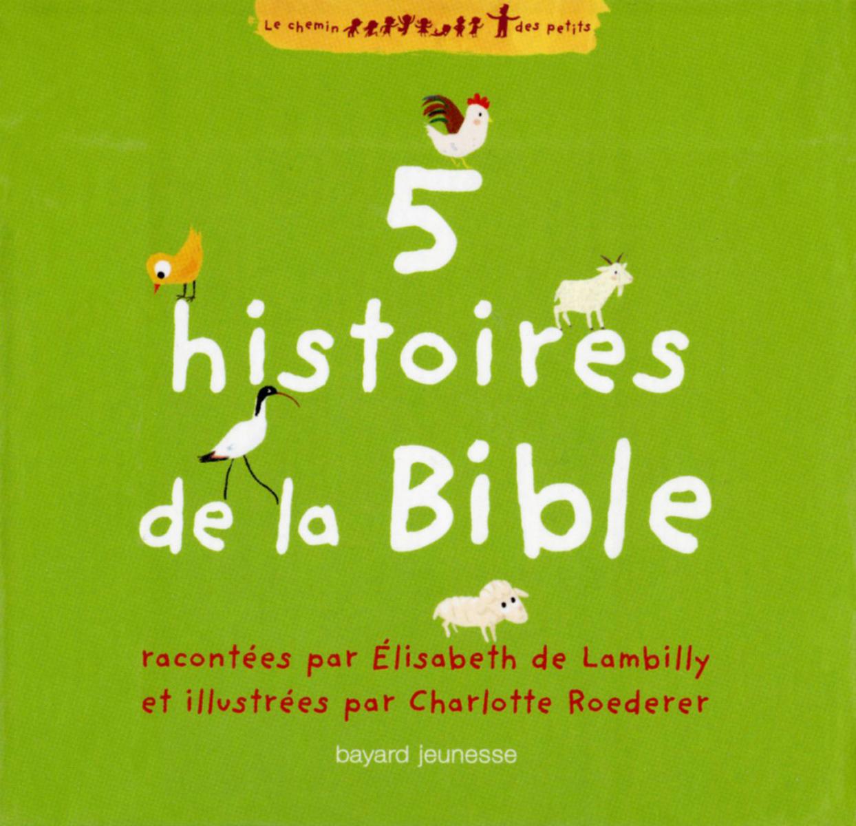Couverture de « 5 HISTOIRES DE LA BIBLE »