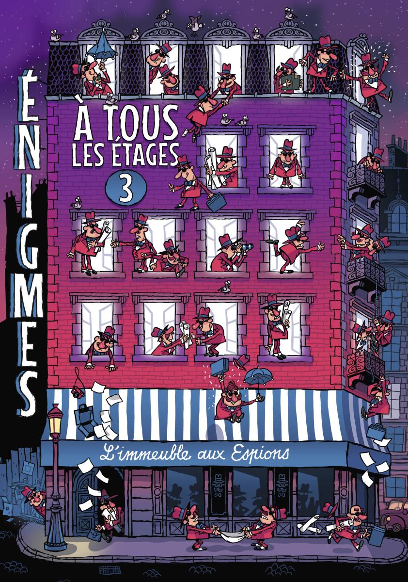 Couverture de « ENIGMES À TOUS LES ÉTAGES : L’IMMEUBLE AUX ESPIONS »