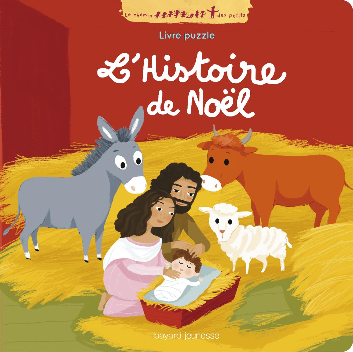 Couverture de « L’HISTOIRE DE NOËL EN PUZZLE »