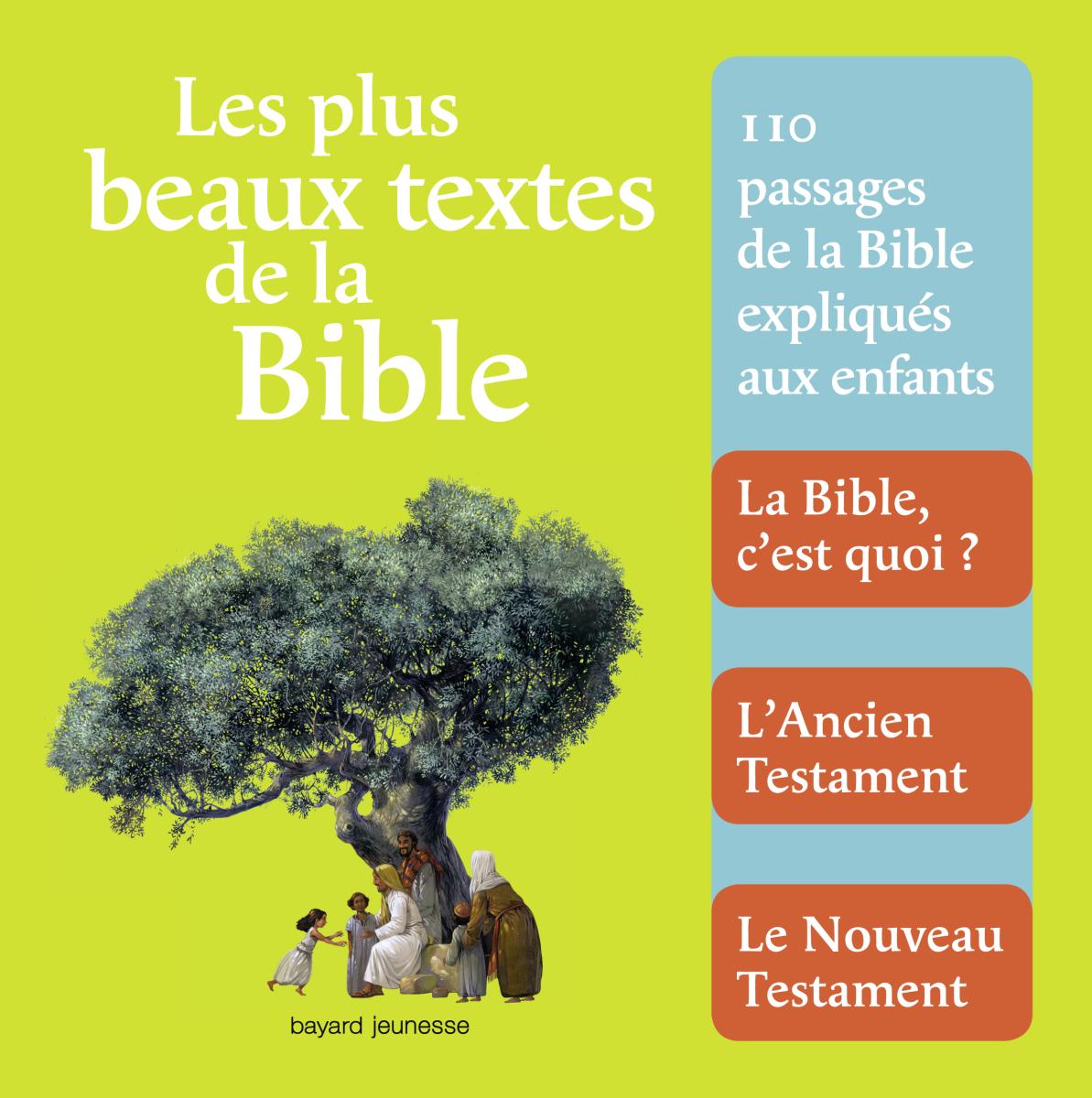 Couverture de « Les plus beaux textes de la bible »