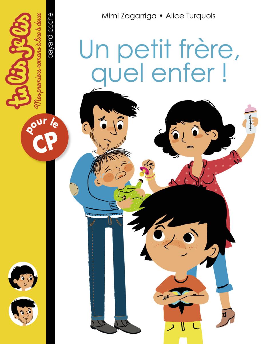 Couverture de « Un petit frère, quel enfer! »