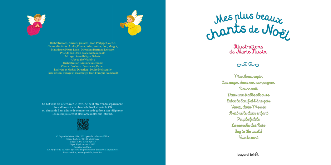 Les plus beaux chants de Noël - Bayard Éditions